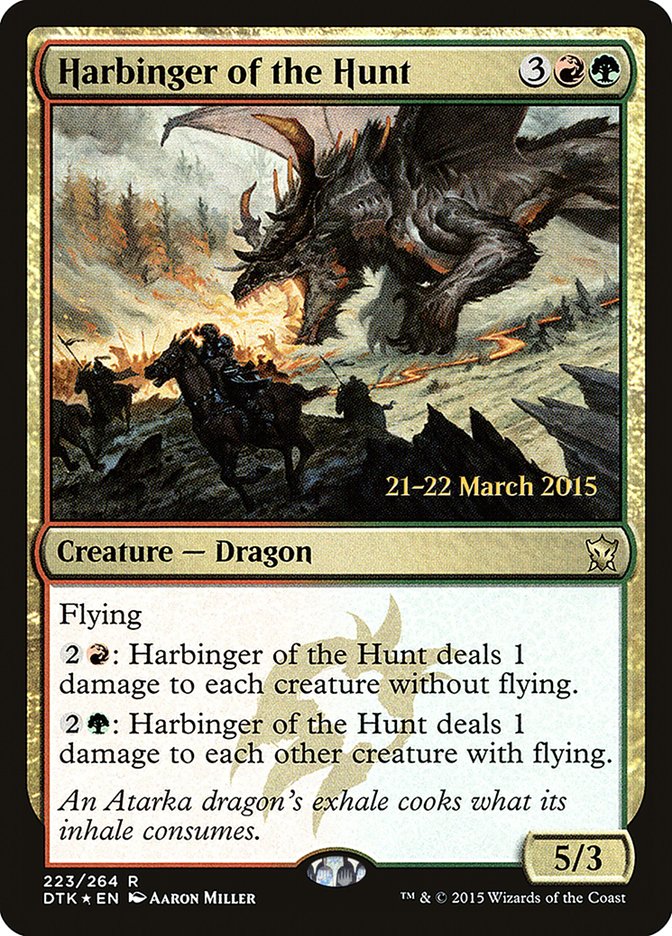 Harbinger of the Hunt  [Dragons of Tarkir Prerelease Promos] - Devastation Store | Devastation Store