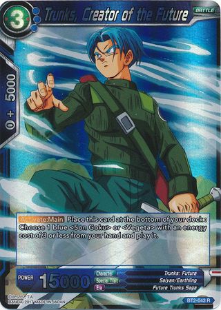 Trunks, Creator of the Future [BT2-043] | Devastation Store