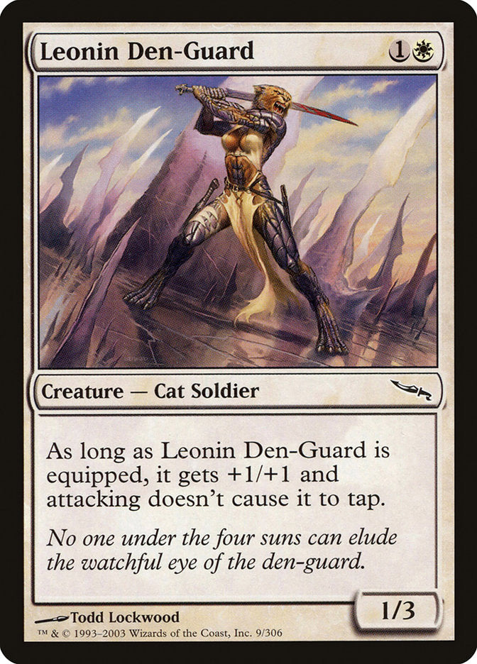 Leonin Den-Guard [Mirrodin] | Devastation Store