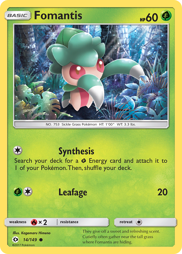 Fomantis (14/149) [Sun & Moon: Base Set] | Devastation Store