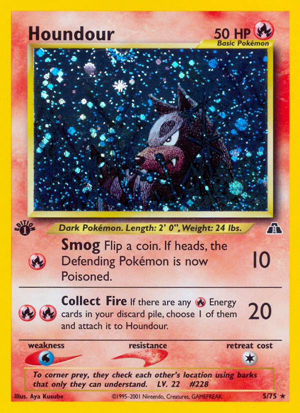 Houndour (5/75) [Neo Discovery 1st Edition] | Devastation Store