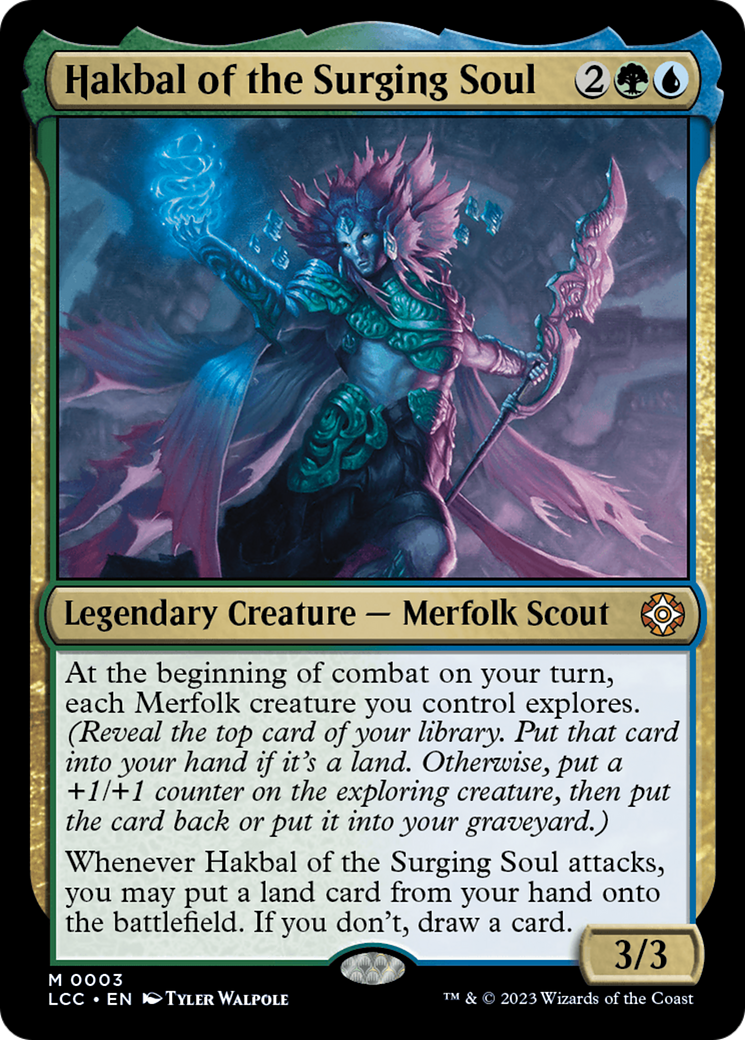 Hakbal of the Surging Soul [The Lost Caverns of Ixalan Commander] | Devastation Store