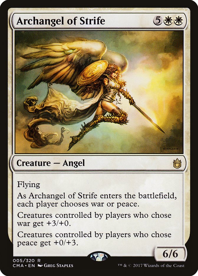 Archangel of Strife [Commander Anthology] | Devastation Store