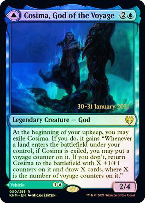Cosima, God of the Voyage // The Omenkeel [Kaldheim Prerelease Promos] | Devastation Store
