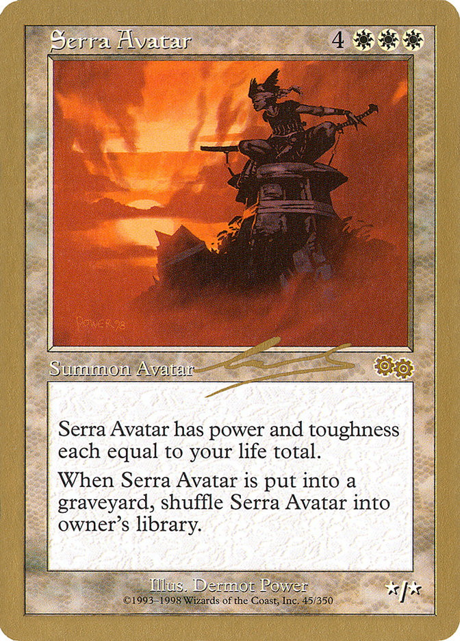 Serra Avatar (Nicolas Labarre) [World Championship Decks 2000] | Devastation Store