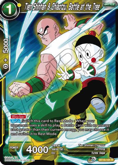 Tien Shinhan & Chiaotzu, Battle at the Tree [BT15-101] | Devastation Store