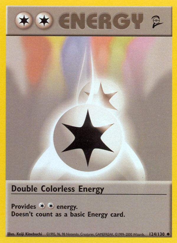 Double Colorless Energy (124/130) [Base Set 2] | Devastation Store