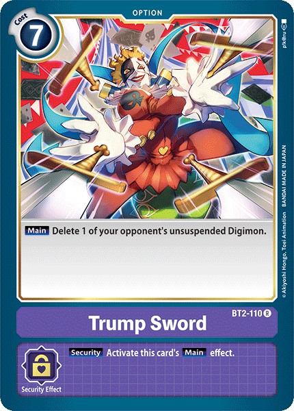 Trump Sword [BT2-110] [Release Special Booster Ver.1.0] | Devastation Store