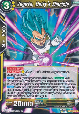 Vegeta, Deity's Disciple [BT12-092] | Devastation Store