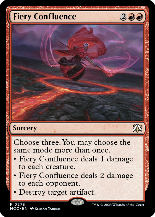 Fiery Confluence [March of the Machine Commander] | Devastation Store