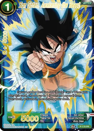 Son Goten, Awakening the Beast (Gold Stamped) [P-179] | Devastation Store
