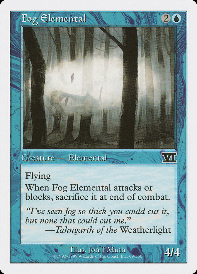Fog Elemental [Classic Sixth Edition] | Devastation Store