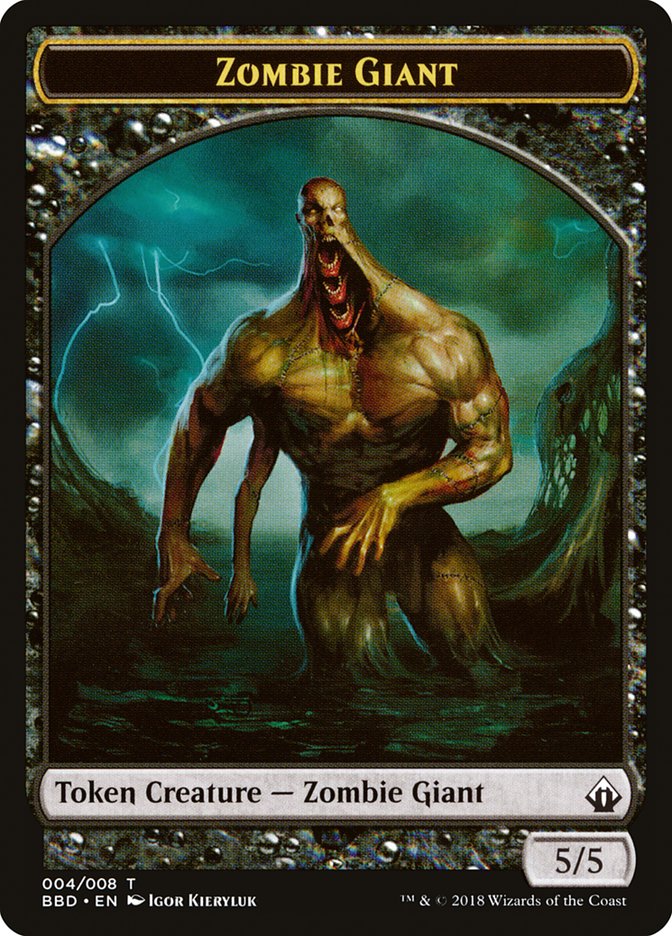 Zombie Giant [Battlebond Tokens] | Devastation Store