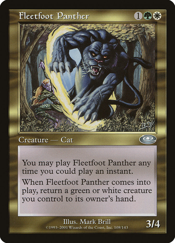 Fleetfoot Panther [Planeshift] | Devastation Store