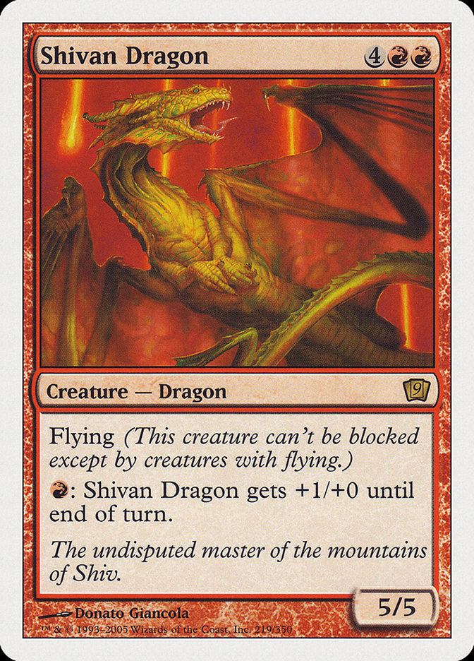 Shivan Dragon [Ninth Edition] - Devastation Store | Devastation Store