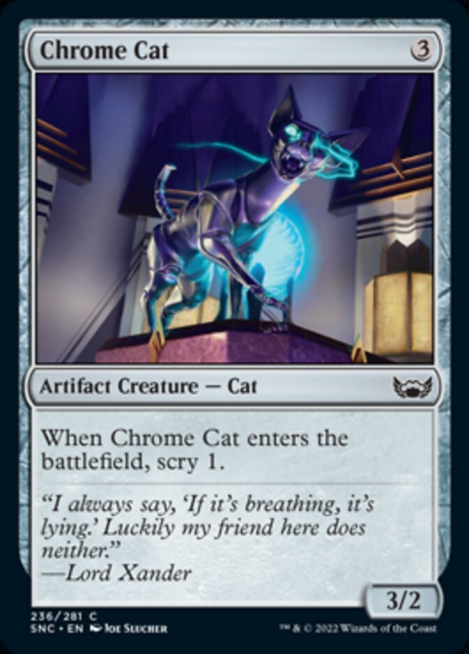 Chrome Cat [Streets of New Capenna] | Devastation Store