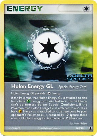 Holon Energy GL (105/113) (Stamped) [EX: Delta Species] | Devastation Store