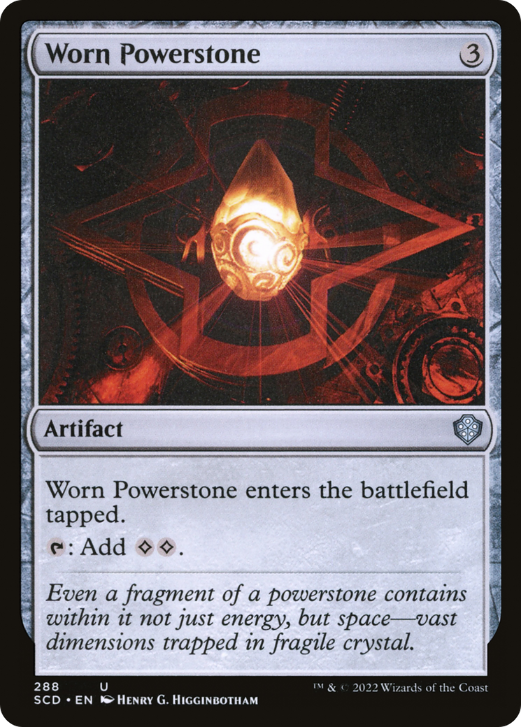 Worn Powerstone [Starter Commander Decks] | Devastation Store