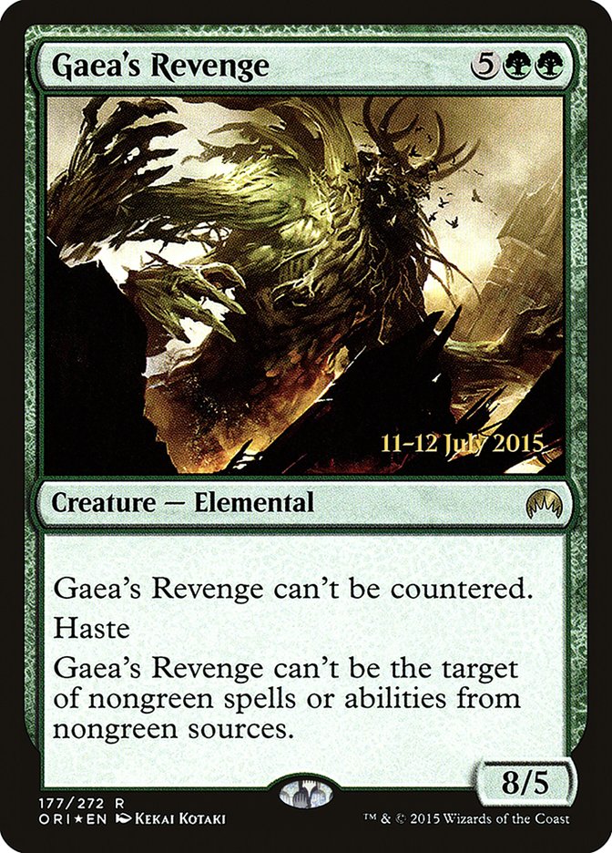 Gaea's Revenge [Magic Origins Prerelease Promos] - Devastation Store | Devastation Store