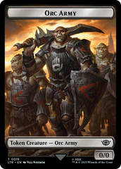 Orc Army (0019) // Food (0024) Double-Sided Token (Surge Foil) [The Lord of the Rings: Tales of Middle-Earth Tokens] | Devastation Store