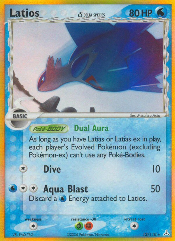 Latios (12/110) (Delta Species) [EX: Holon Phantoms] | Devastation Store