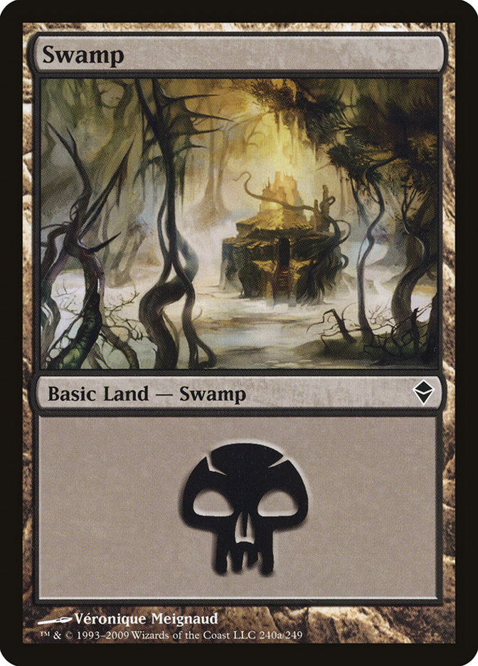 Swamp (240a) [Zendikar] - Devastation Store | Devastation Store
