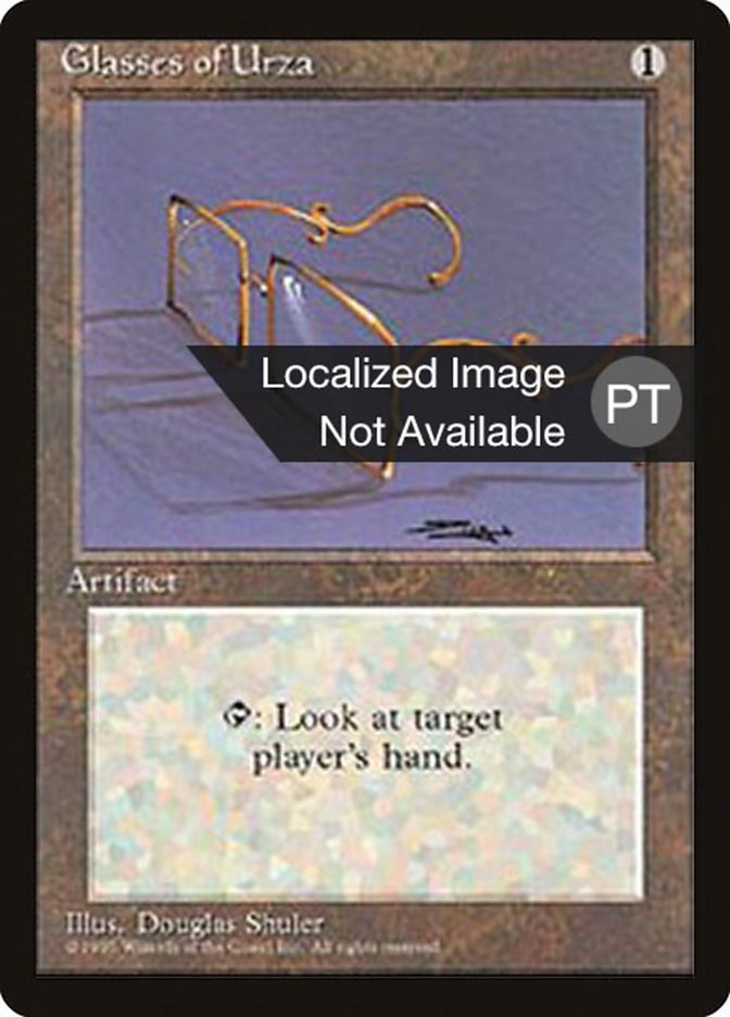 Glasses of Urza [Fourth Edition (Foreign Black Border)] | Devastation Store