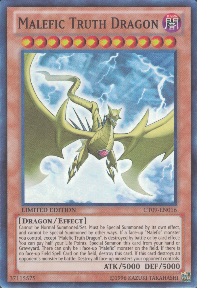 Malefic Truth Dragon [CT09-EN016] Super Rare | Devastation Store