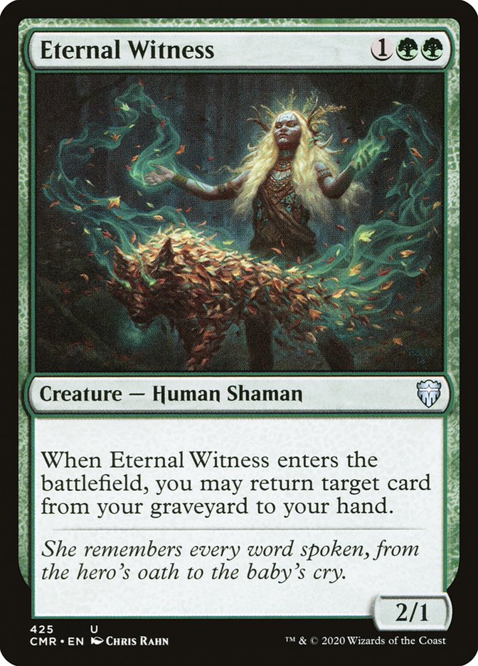 Eternal Witness [Commander Legends] | Devastation Store
