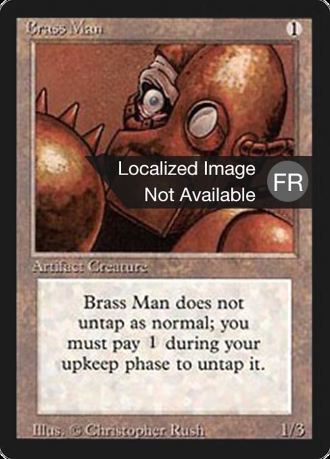 Brass Man [Foreign Black Border] | Devastation Store