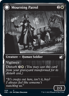Mourning Patrol // Morning Apparition [Innistrad: Double Feature] | Devastation Store