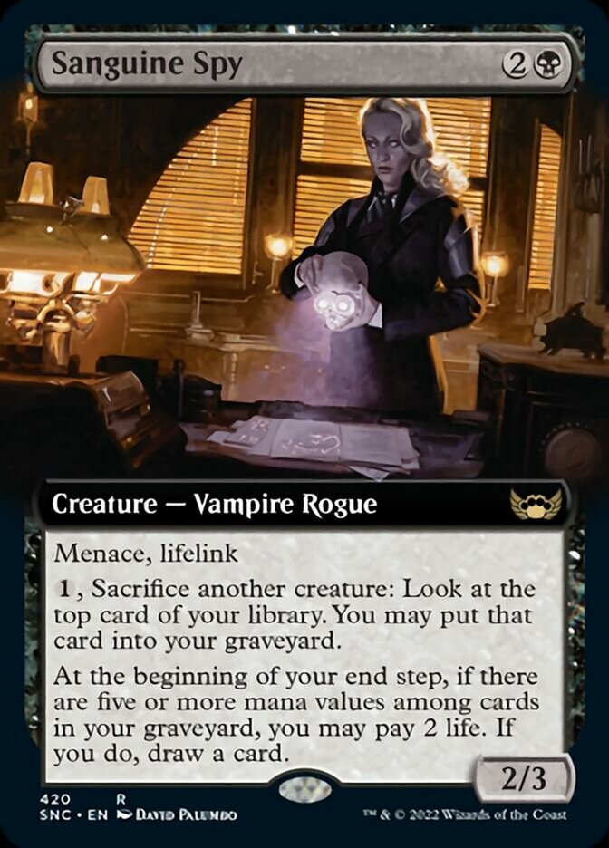 Sanguine Spy (Extended Art) [Streets of New Capenna] | Devastation Store