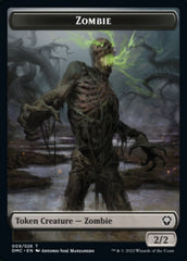 Saproling // Zombie Double-sided Token [Dominaria United Tokens] | Devastation Store