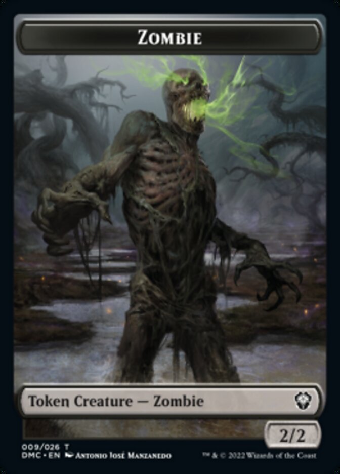 Soldier // Zombie Double-sided Token [Dominaria United Tokens] | Devastation Store