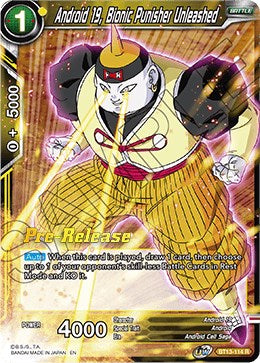 Android 19, Bionic Punisher Unleashed (BT13-114) [Supreme Rivalry Prerelease Promos] | Devastation Store