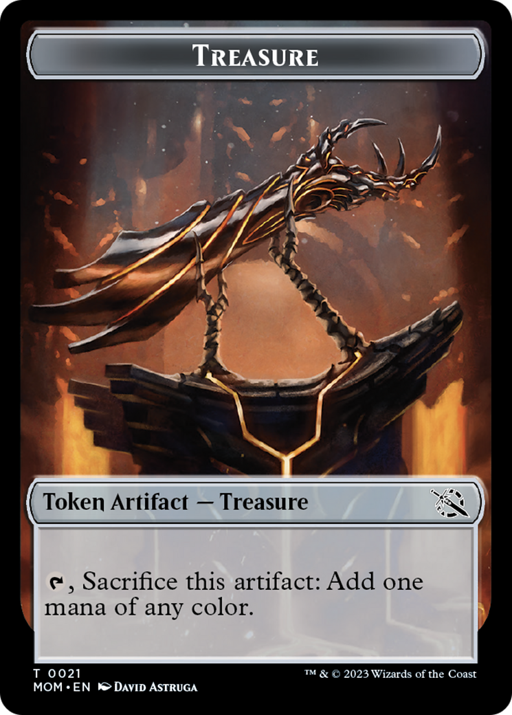Treasure (21) // Thopter Double-Sided Token [March of the Machine Tokens] | Devastation Store