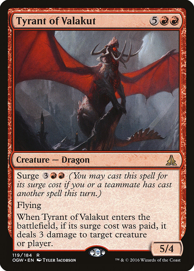 Tyrant of Valakut [Oath of the Gatewatch] | Devastation Store