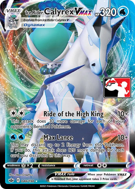 Ice Rider Calyrex VMAX (046/198) [Prize Pack Series One] | Devastation Store