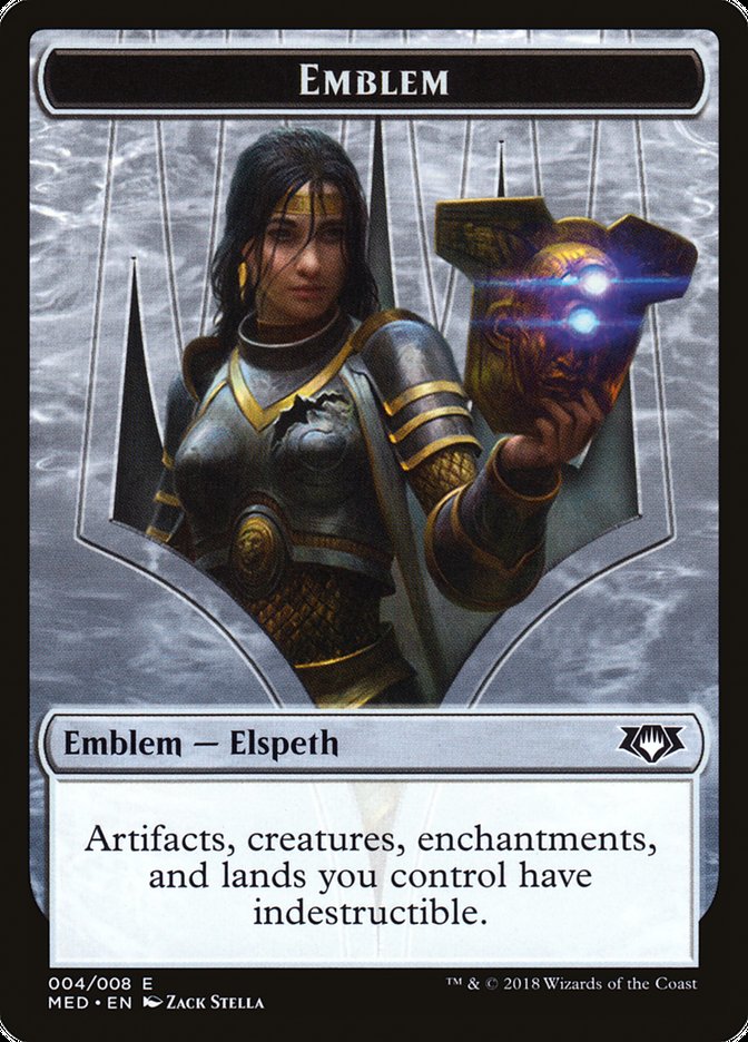Elspeth, Knight-Errant Emblem [Mythic Edition Tokens] | Devastation Store