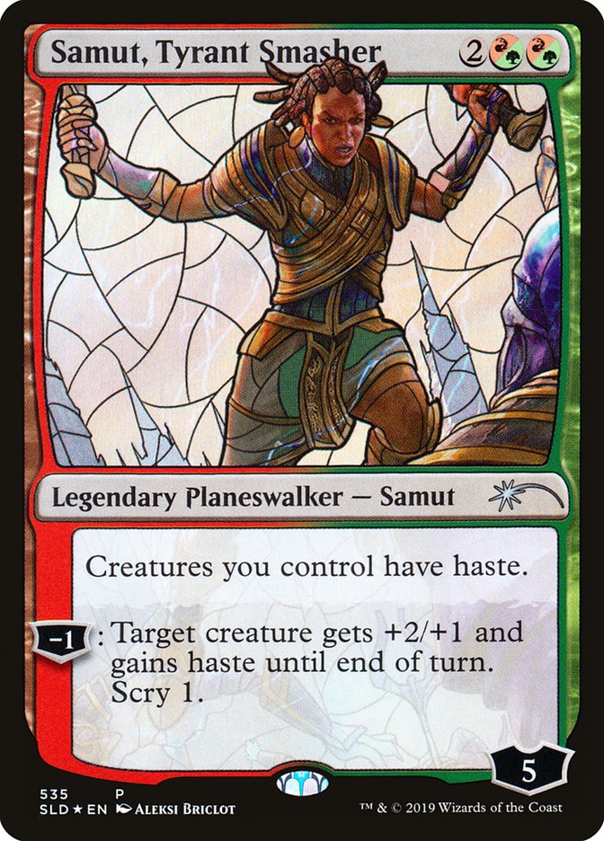 Samut, Tyrant Smasher (Stained Glass) [Secret Lair Drop Promos] | Devastation Store
