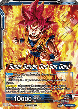 Super Saiyan God Son Goku // SSGSS Son Goku, Soul Striker Reborn (P-211) [Collector's Selection Vol. 2] | Devastation Store