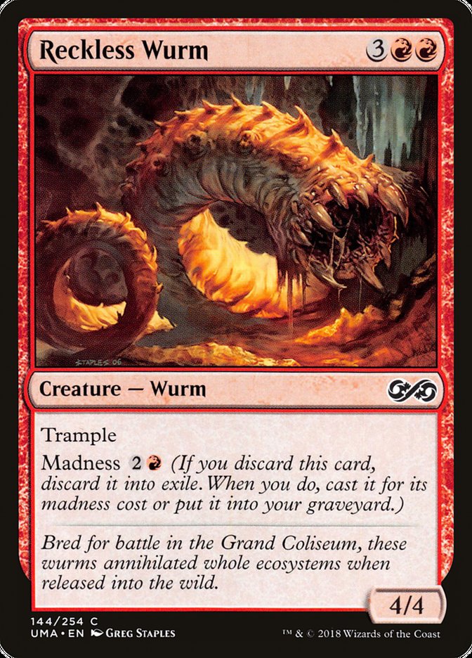 Reckless Wurm [Ultimate Masters] | Devastation Store