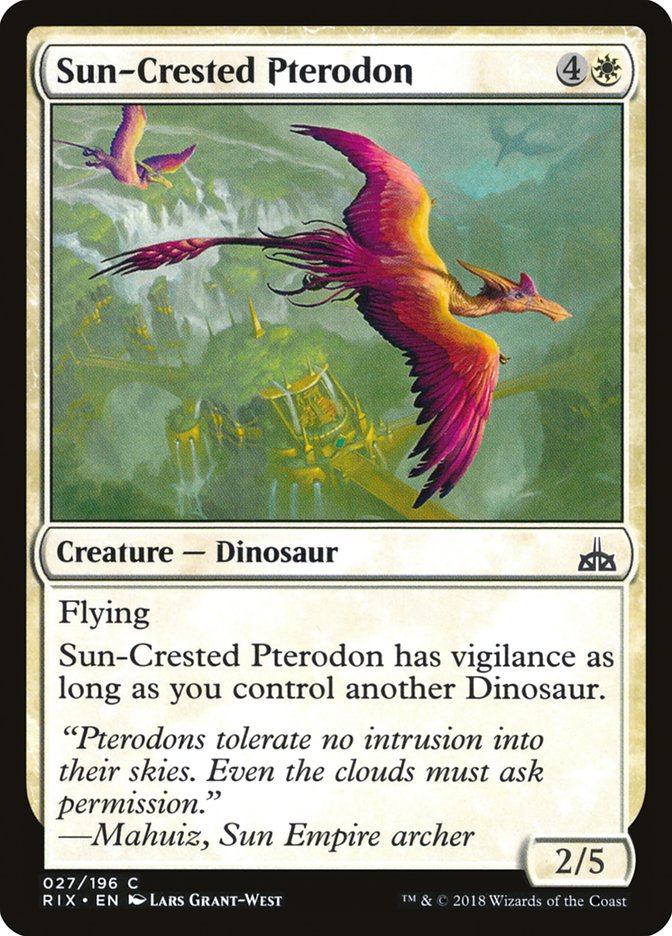 Sun-Crested Pterodon [Rivals of Ixalan] | Devastation Store