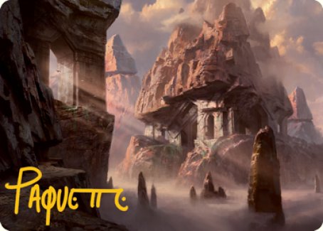 Mountain (277) Art Card (Gold-Stamped Signature) [Dungeons & Dragons: Adventures in the Forgotten Realms Art Series] | Devastation Store