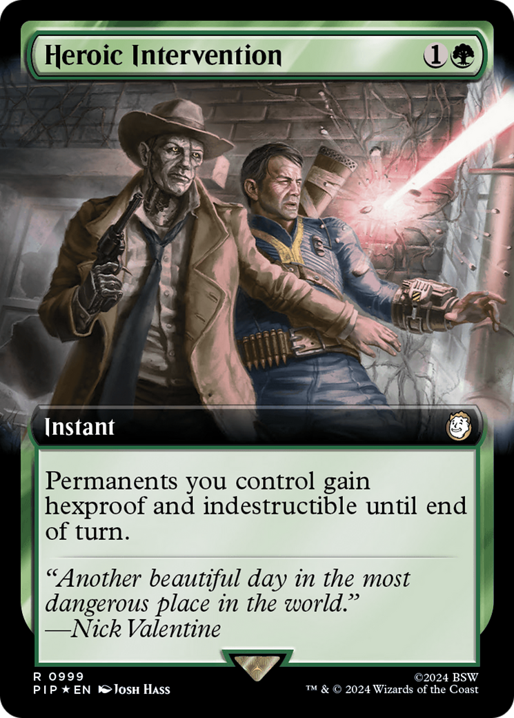 Heroic Intervention (Extended Art) (Surge Foil) [Fallout] | Devastation Store