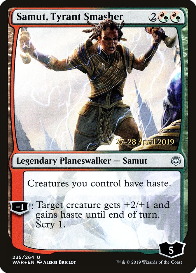 Samut, Tyrant Smasher  [War of the Spark Prerelease Promos] | Devastation Store