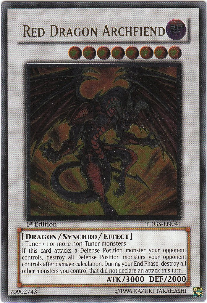 Red Dragon Archfiend [TDGS-EN041] Ultimate Rare | Devastation Store