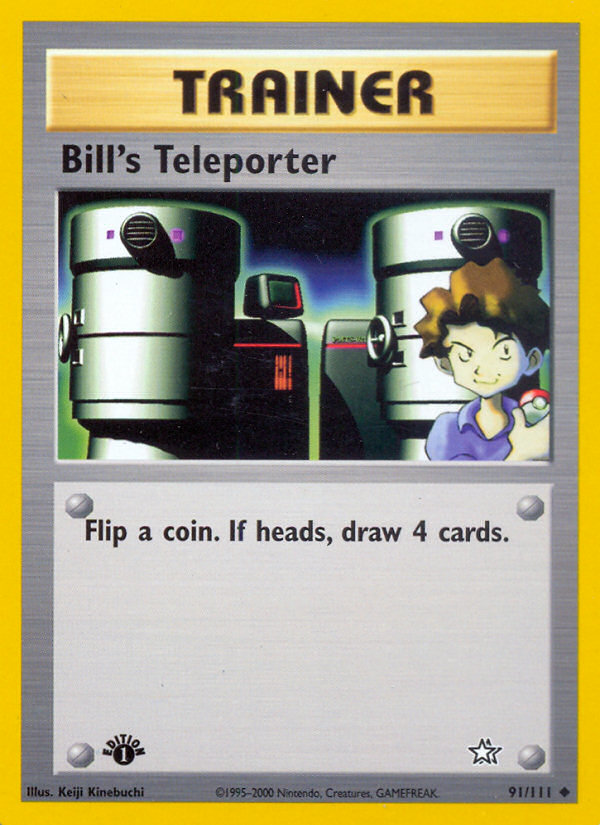 Bill's Teleporter (91/111) [Neo Genesis 1st Edition] | Devastation Store