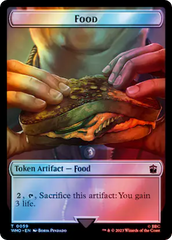 Fish // Food (0059) Double-Sided Token (Surge Foil) [Doctor Who Tokens] | Devastation Store