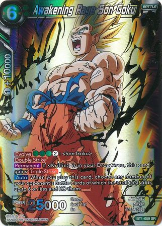 Awakening Rage Son Goku [BT1-059] | Devastation Store